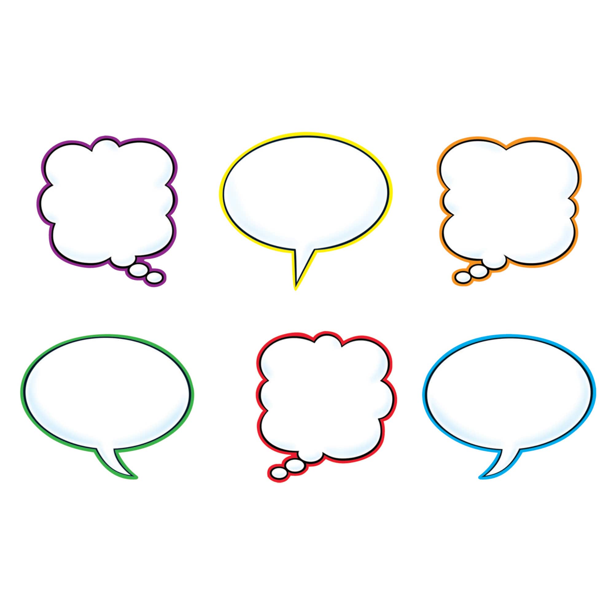 Trend Enterprises® Speech Balloons Classic Accents®, 36 ct
